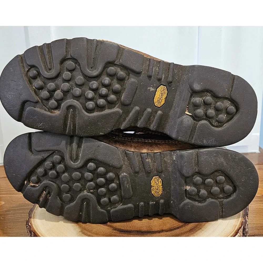VTG W.C. Russell Moccasin Co Bird Shooter BLUE LABEL 50s 60s Boots Vibram 111/2